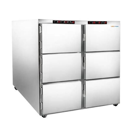 Ячейка для трупа для носилок для трупов - MOR-10 - Labotemp Systems - 6 тел / с фронтальной загрузкой / на роликах