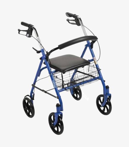 4-колесный ролятор - WR10 - Stela Mobility - алюминиевая рама / с сиденьем / складной