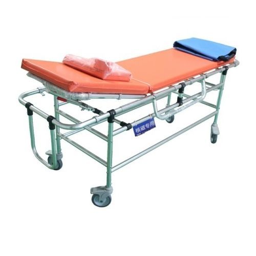 Тележка-каталка для МРТ - Shandong Hongxinyu Medical Technology Co., Ltd. - ручная / 2 секции / с боковыми ограждениями