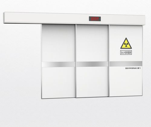 Служебная дверь - triple - Shandong Hongxinyu Medical Technology Co., Ltd. - герметичная / с рентгеновским излучением / для больниц