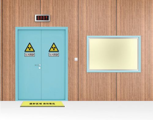 Дверь для радиологической защиты - Shandong Hongxinyu Medical Technology Co., Ltd. - с рентгеновским излучением / для больниц / раздвижная