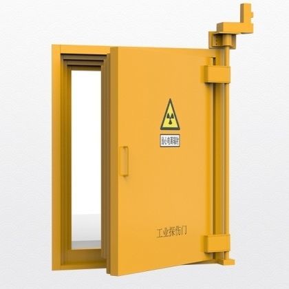 Дверь для радиологической защиты - Shandong Hongxinyu Medical Technology Co., Ltd. - с экранированием / для защиты от рентгеновского излучения / герметичная