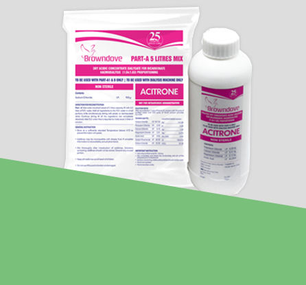 Кислотный концентрат для гемодиализа - Acitrone - Browndove Healthcare Private Limited - в форме порошка