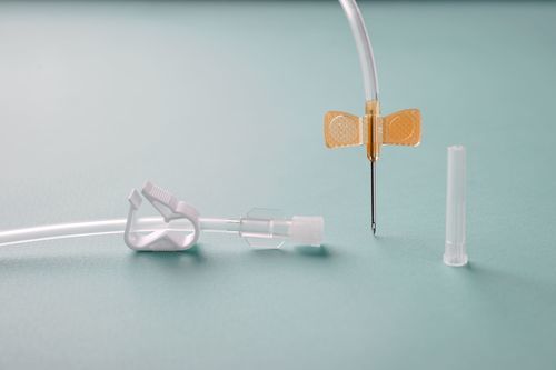 Игла инъекционная артериовенозная (фистульная) - Browndove Healthcare Private Limited - с выступом / стерильная / 17G