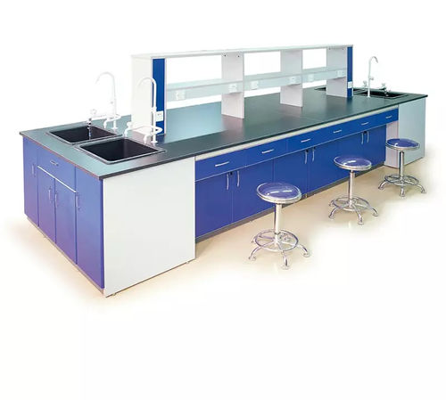 Рабочая поверхность для лабораторий - School Medical  - Changzhou Zhongtian Fire-proof Decorative Sheets Co., Ltd. - с ящиком для хранения / из ламинированного пластика / по индивидуальному заказу
