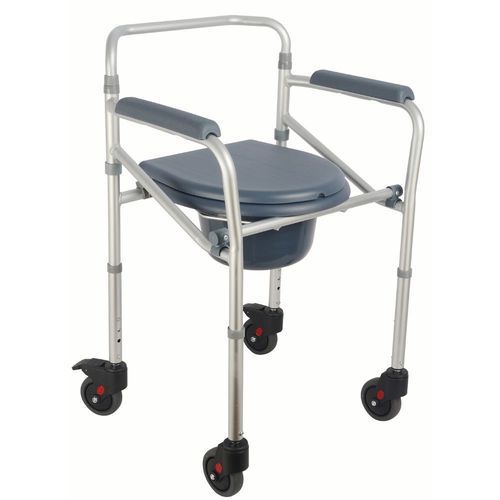 Стул для туалета на колесиках - 2171 - WALKING STICKS INT. S.L. - с ведром / с регулируемой высотой / складной