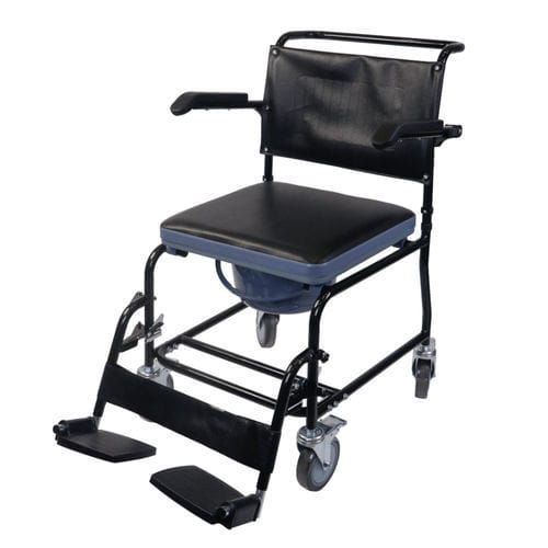 Стул для туалета для лиц с ограниченной подвижностью - 2230 - WALKING STICKS INT. S.L. - с подлокотниками / на колесиках / с ведром