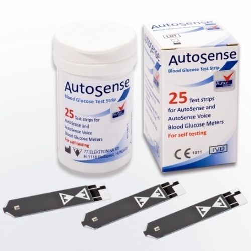 Тест-полоска для диабета - AutoSense  - 77 Elektronika - гликемии / крови / клиническая