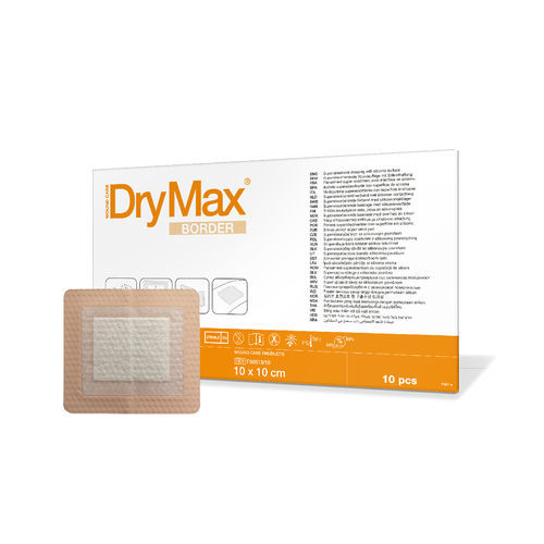 Повязка для защиты кожи из силикона - DryMax Border - Absorbest - стерильная / воздухопроницаемая / водонепроницаемая