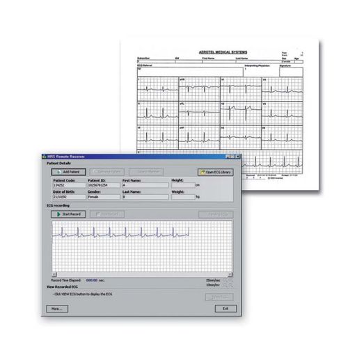 Программное обеспечение для контроля - HRR - Aerotel Medical Systems - для оценки / для больниц / для ЭКГ