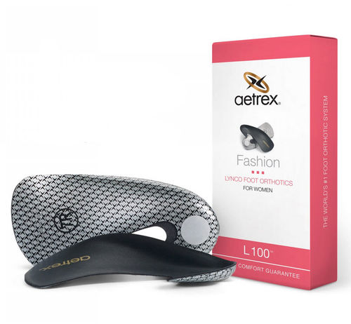 Ортопедическая стелька для обуви 3/4 с подпяточной стелькой - L100™  - Aetrex Worldwide  - с продольной арочной опорой / с поперечным сводом / для взрослых