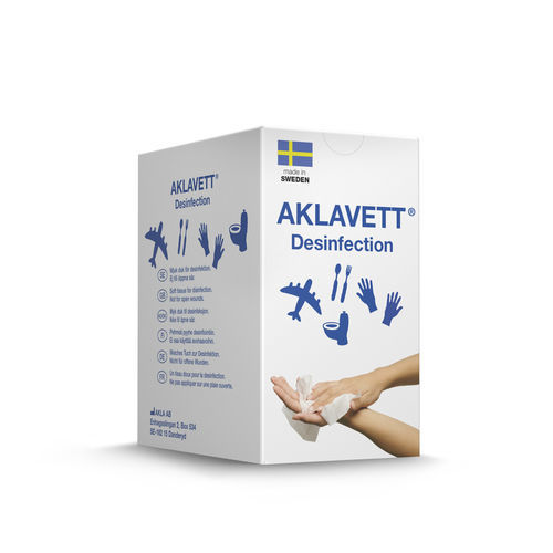Очищающие салфетки для гигиены рук - AKLAVETT® - AKLA - 30 штук
