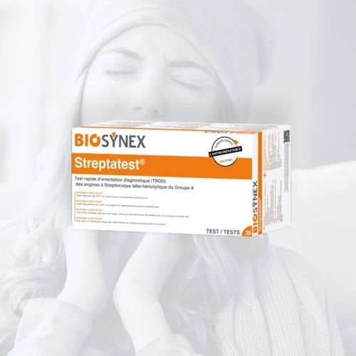 Экспресс-тест для теста на восприимчивость к антибиотикам - Streptatest - BIOSYNEX - для уксусной кислоты / натрия / нитрита