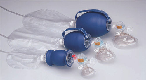 Ручной инсуффлятор из каучука - L670 series - Allied Healthcare Products - с PEEP-клапаном / с маской / одноразового применения