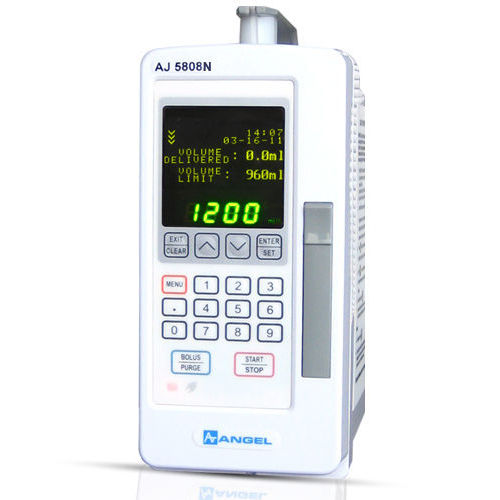 Инфузионный насос 1 канал - AJ 5808A - Angel Canada Enterprises - объемный / для взрослых / педиатрический