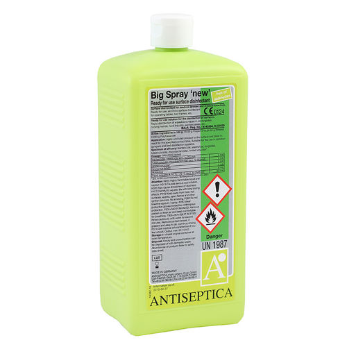 Дезинфицирующее средство для полов и поверхностей - BIG SPRAY - ANTISEPTICA - жидкость / 1000 мл