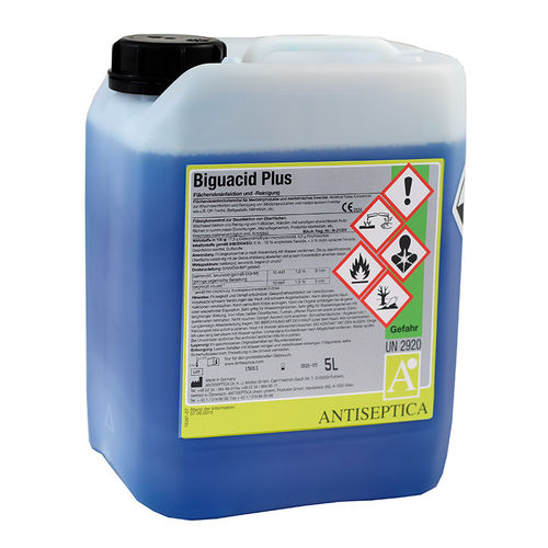 Дезинфицирующее средство для полов и поверхностей - BIGUACID PLUS - ANTISEPTICA - жидкость / 5000 мл