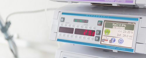 Инфузионный насос 1 канал - Syramed®µSP6000 Chroma - Arcomed AG Medical Systems - PCA / объемный / многофункциональный