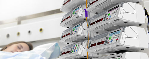 Инфузионный насос 1 канал - Syramed®µSP6000 Chroma  - Arcomed AG Medical Systems - программируемый
