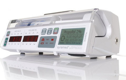 Шприцевой насос анестезия - Syramed®µSP6000 Premium  - Arcomed AG Medical Systems - 1 канал / AIVOC / с беспроводной сетью