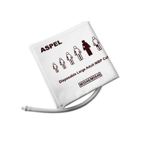 Манжета артериального давления - v.401D - ASPEL  - для взрослых / одноразового применения / с одной трубкой