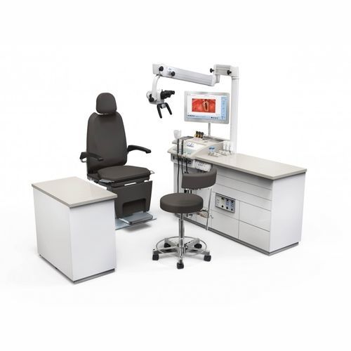 Рабочее место ЛОР - S 61 CORIAN - ATMOS MedizinTechnik - с креслом / с полками / компактное
