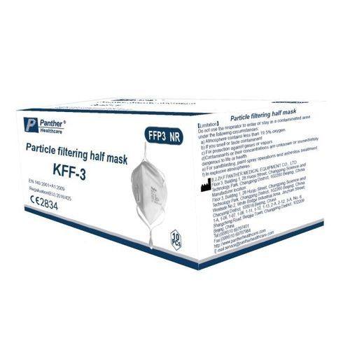 Защитная маска FFP3 - KFF-3 - Panther Healthcare - с клапаном выдоха / в форме чашки / белая