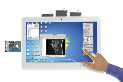 Панельный медицинский ПК Intel® Core i7 - e-medic™ Silence TP 7 - Baaske Medical - многофункциональный / SSD 128 Гб / SSD 256 Гб