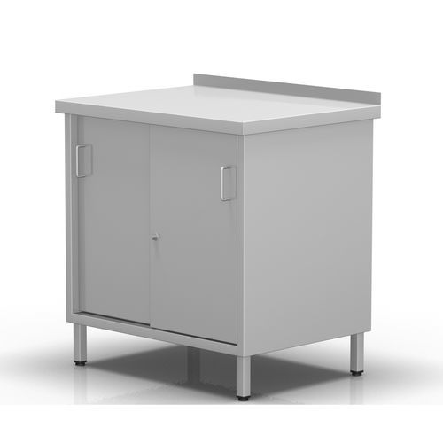 Шкаф для больниц - 2-293 - ALVO Medical - с распашными дверями / фиксированный / из нержавеющей стали