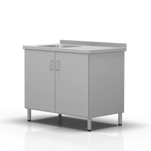 Шкаф для больниц - 2-299 - ALVO Medical - с дверью / с раковиной / из нержавеющей стали