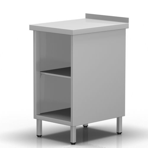 Шкаф для больниц - 2-290 - ALVO Medical - с полкой / из нержавеющей стали / серый