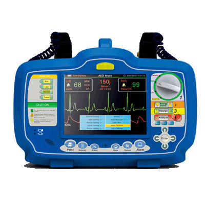 Полуавтоматический внешний дефибриллятор - DM7000 - Beijing M&B Electronic Instruments   - с монитором