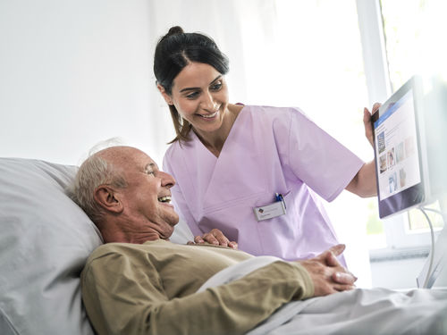 Система управления и связи для информации - ConnectedCare GmbH - для передачи данных / для больниц / с данными из интернета