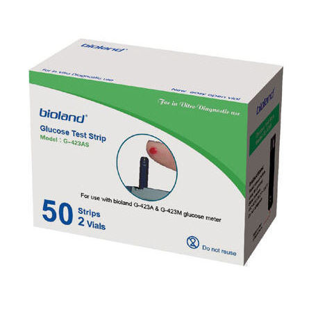 Тест-полоска для диабета - G-423AS - Bioland Technology - гликемии / крови / полоска