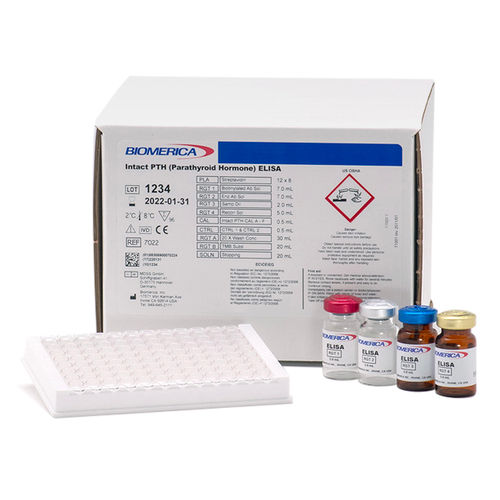 Набор для теста для паратгормона - 7022 - BIOMERICA  - на заболевания щитовидной железы / плазменный / ELISA
