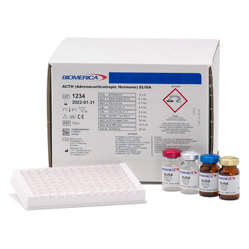 Набор для теста ACTH - 7023 - BIOMERICA  - на болезнь Аддисона / на болезнь Кушинга / плазменный