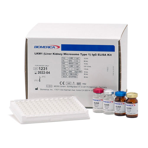 Набор для теста на аутоиммунные заболевания - 7052 - BIOMERICA  - анти-LKM1 / сыворотки / для энзиматического иммуноанализа