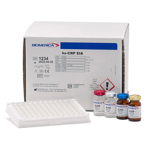 Набор реактивов в растворе - 7033 - BIOMERICA  - для сердца / жидкость / С-реактивного белка