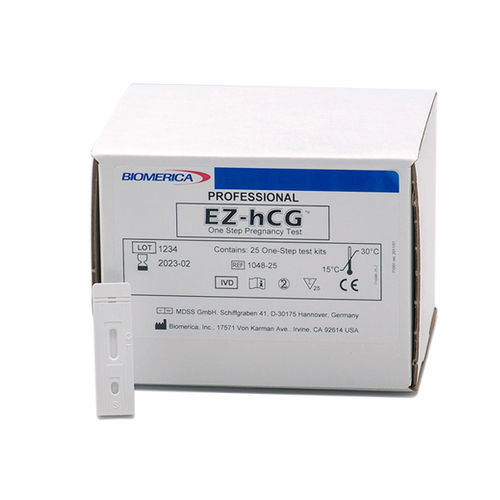 Экспресс-тест на беременность - EZ-hCG™ - BIOMERICA  - хориогонадотропина / для мочи / с помощью иммуноанализа