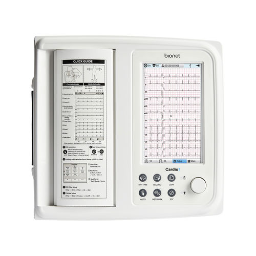 Электрокардиограф для спокойного состояния - Cardio7e - Bionet   - 12 каналов / цифровой / с принтером