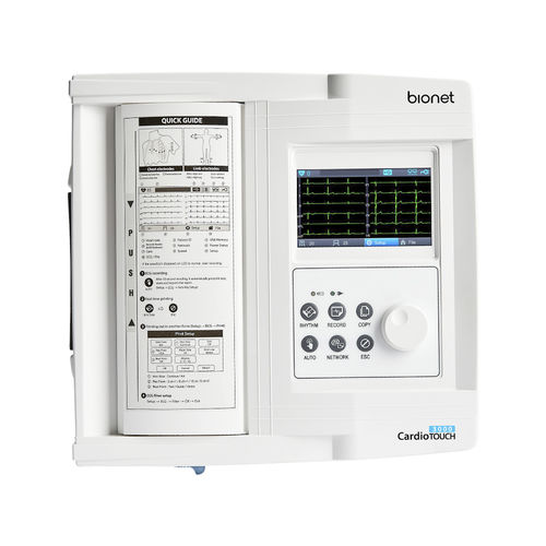 Электрокардиограф для спокойного состояния - CardioTOUCH 3000 - Bionet   - 12 каналов / цифровой / с принтером