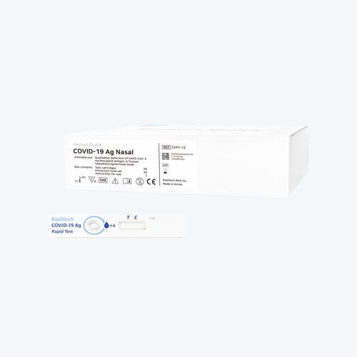 Экспресс-тест COVID-19 - Quick™ - Boditech Med Inc. - на антигены / SARS-COV-2 / назофарингеальный