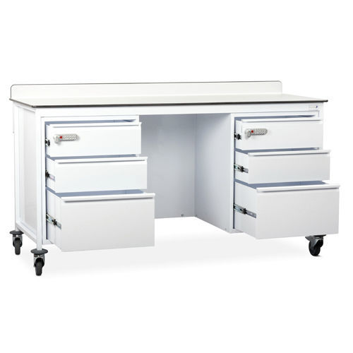 Рабочее место для операционной - RD1	 - Bristol Maid Hospital Metalcraft - для интенсивной терапии / с выдвижными ящиками / на роликах
