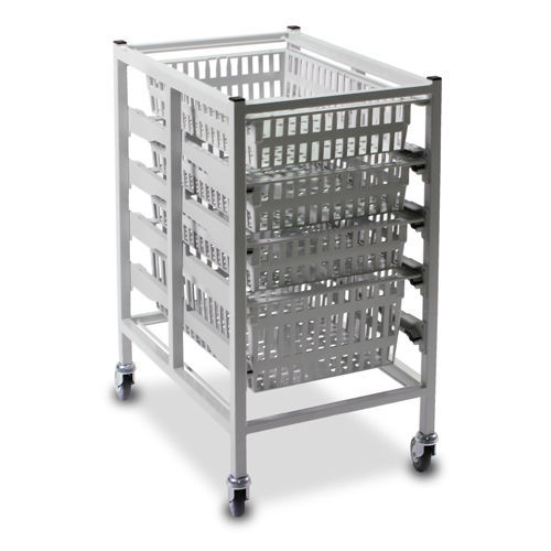 Медицинская тележка - 4A1DSTM - Bristol Maid Hospital Metalcraft - для общего применения / транспортная / из нержавеющей стали