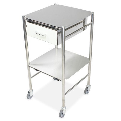 Тележка для перевязки - DUS/R  - Bristol Maid Hospital Metalcraft - из нержавеющей стали / с выдвижным ящиком / с корзиной