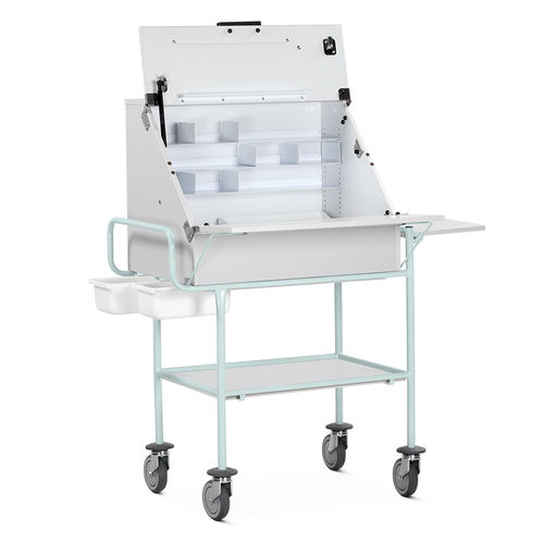 Медицинская тележка - MT2 series  - Bristol Maid Hospital Metalcraft - для лекарств / мусорный контейнер / для хранения