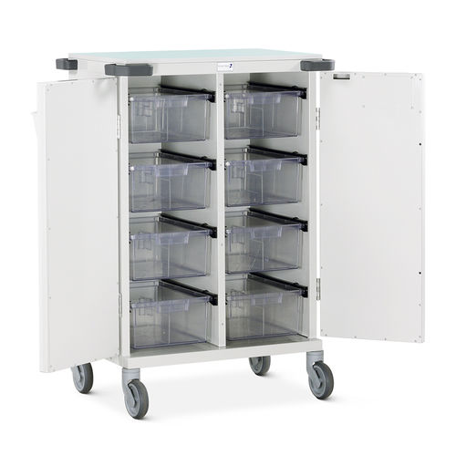 Медицинская тележка - PTD/HSB/PA32 - Bristol Maid Hospital Metalcraft - для лекарств / транспортная / для хранения