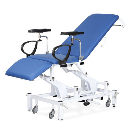 Кресло для осмотра для флеботомии - EC53 series - Bristol Maid Hospital Metalcraft - гидравлическое / электрическое / с регулируемой высотой