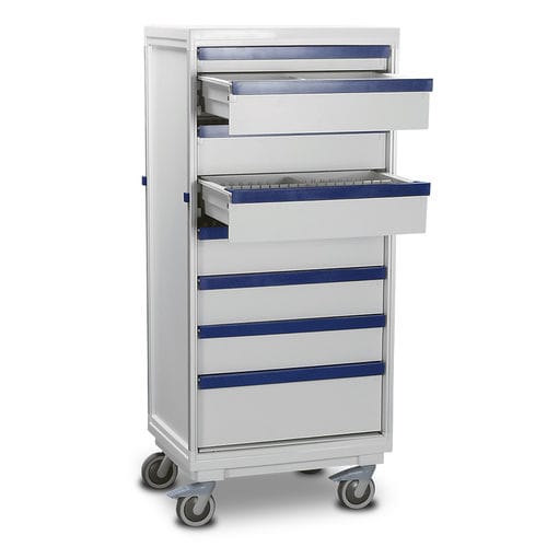 Медицинская тележка - 4B1VD09/A - Bristol Maid Hospital Metalcraft - для хранения / для клеточной культуры / с выдвижным ящиком