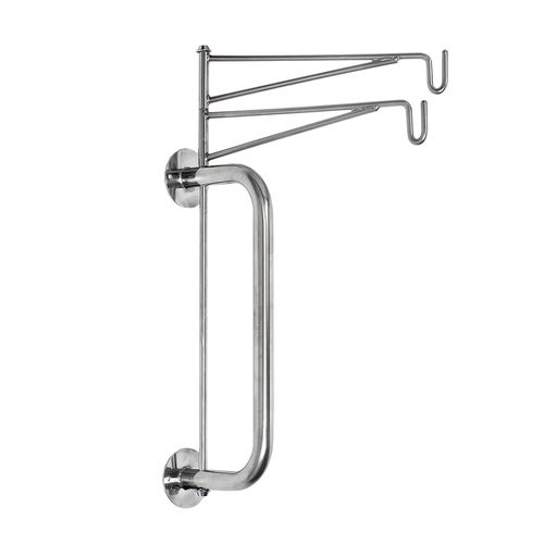 Опора для оборудования для инфузионных пакетов - IV001 - Bristol Maid Hospital Metalcraft - настенная / двойная / скоба